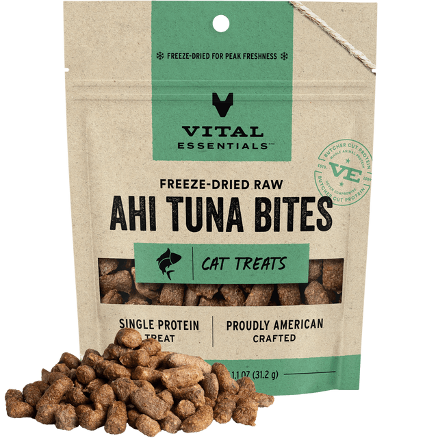 Freeze-Dried Ahi Tuna Bites Cat Treats