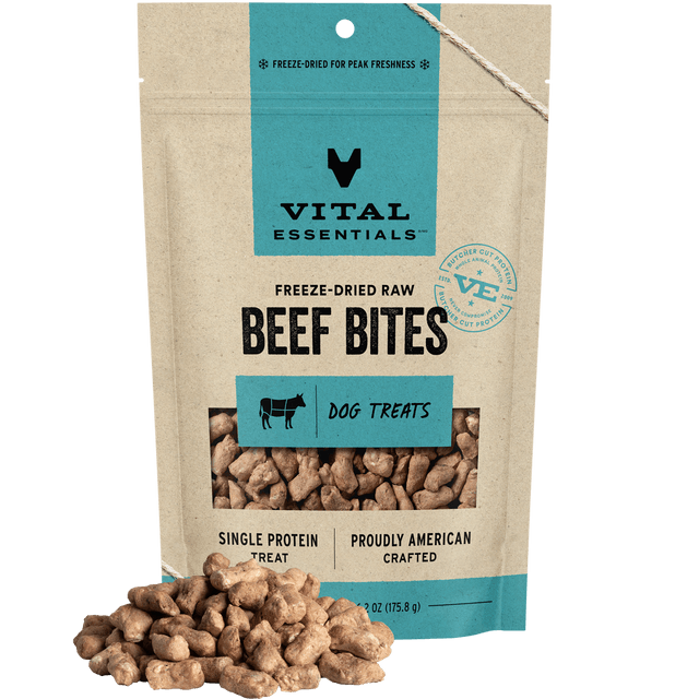 Freeze-Dried Beef Bites Dog Treats