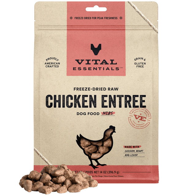 Freeze-Dried Chicken Entree Dog Food Nibs