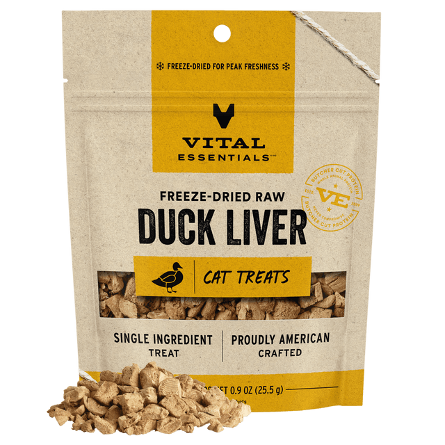 Freeze-Dried Duck Liver Cat Treats