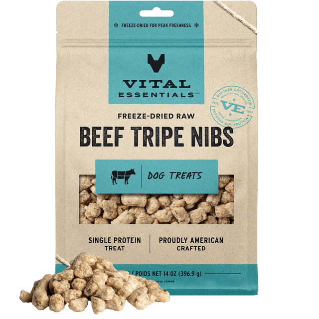 Freeze-Dried Beef Tripe Nibs Dog Treats