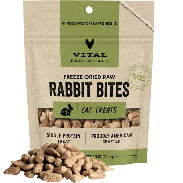 Freeze-Dried Rabbit Bites Cat Treats