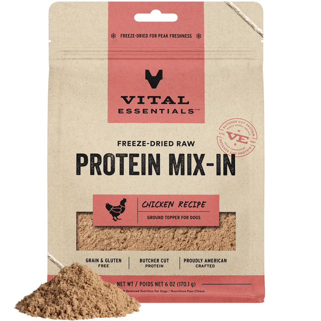 Freeze-Dried Protein Mix-In Chicken Recipe Ground Topper for Dogs