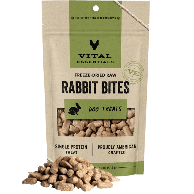 Freeze-Dried Rabbit Bites Dog Treats