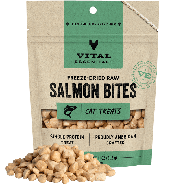 Freeze-Dried Salmon Bites Cat Treats