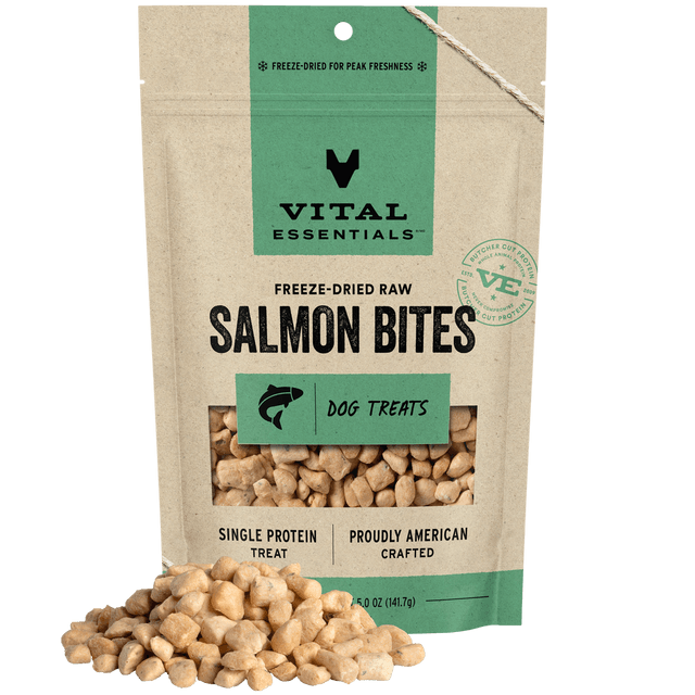 Freeze-Dried Salmon Bites Dog Treats